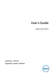 Dell U2715H User`s Guide