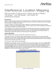 Interference Location Mapping Application Note