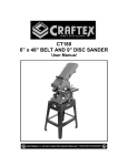 CT180 6” x 48" BELT AND 9" DISC SANDER