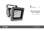 LED Colour Flood 10W / 30W RGB LED floodlight user manual
