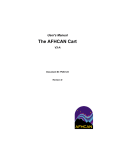 User`s Manual The AFHCAN Cart