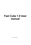 Fast Cube 1.0 User manual