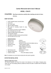 DX2000A/B Smoke Alarm User`s Manual