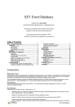 EXT: Event Database