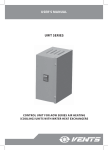 USER`S MANUAL UWT SERIES