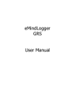 eMindLogger GRS User Manual