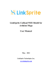 LinkSprite CuHead WiFi Shield for Arduino Mega User Manual V1.0