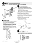 Installation Instructions for V Series Cylindrical Locks