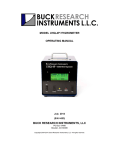 UHQ-4P user`s manual - Buck Research Instruments LLC