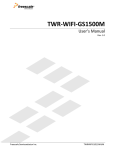 TWR-WIFI-GS1500M - Freescale Semiconductor