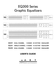 EQ300 Series Graphic Equalizers