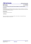 RX family PTP Timer Synchronous Start Using Firmware Integration