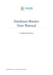 Database Master User Manual