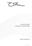 OHM SPYDER Manual V3.0.0