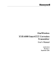 OneWireless XYR 6000 SmartCET Corrosion Transmitter User`s