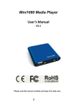Mini1080 Media Player User`s Manual