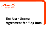 End User License Agreement for Map Data