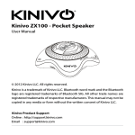 Kinivo ZX100 - Pocket Speaker