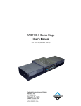 ATS1100-H Series Stage User`s Manual