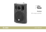 PA202A full-range speaker user manual