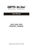 USER`S MANUAL - OPTI