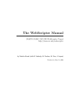 The WebScripter Manual - Information Sciences Institute