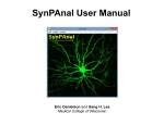 SynPAnal User Manual Eric Danielson