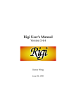Rigi User`s Manual - University of Victoria