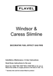 Windsor Installation & User Manual