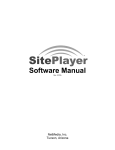 SitePlayer Software Manual
