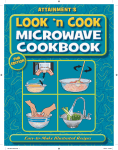 Look `n Cook Microwave Cookbook Sample