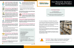 User Manual for Interlake`s Storage Rack Products