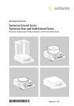 Sartorius Extend Series Sartorius Gem and Gold Extend Series