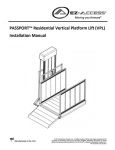 Installation Manual - Vertical Platform Lifts