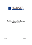 Training Manual for Cscape and XLe/XLt