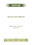 Serval User Manual