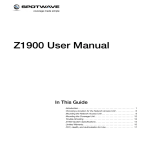 Z1900 User Manual