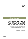 GO-5000M-PMCL | GO-5000C-PMCL Manual