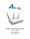 Wireless 300N Gigabit Router User`s Manual
