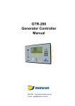 GTR-200 Generator Controller Manual