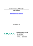 MOXA AirWorks AWK-1100 User`s Manual