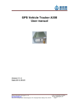 GPS Vehicle Tracker A300 User manual