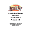 Installation Manual Kawasaki Vulcan/Nomad Version 2.1