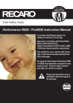 Performance RIDE / ProRIDE Instruction Manual