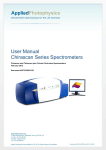 User Manual Chirascan Series Spectrometers