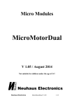 MicroMotorDual - Neuhaus Electronics