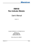RIM100 User`s Manual