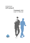 Milestone XProtect Transact 2.5 User`s Manual