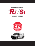 GE USER MANUAL ORIGINAL 1 - CPI Security | Customer Care