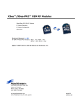 XBee™/XBee-PRO™ OEM RF Modules